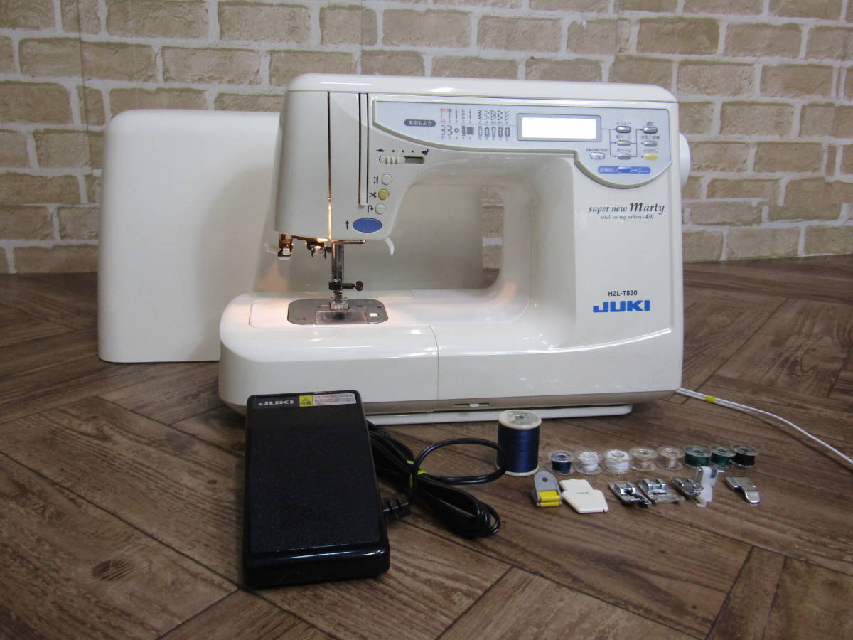 HZL-T830 JUKI 説明書付き コンピューターミシン本体 ☆安心の保証付き 