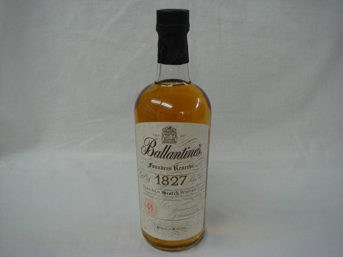 未開栓 Ballantine's バランタイン ファンダーズリザーブ 1827 箱付 即決