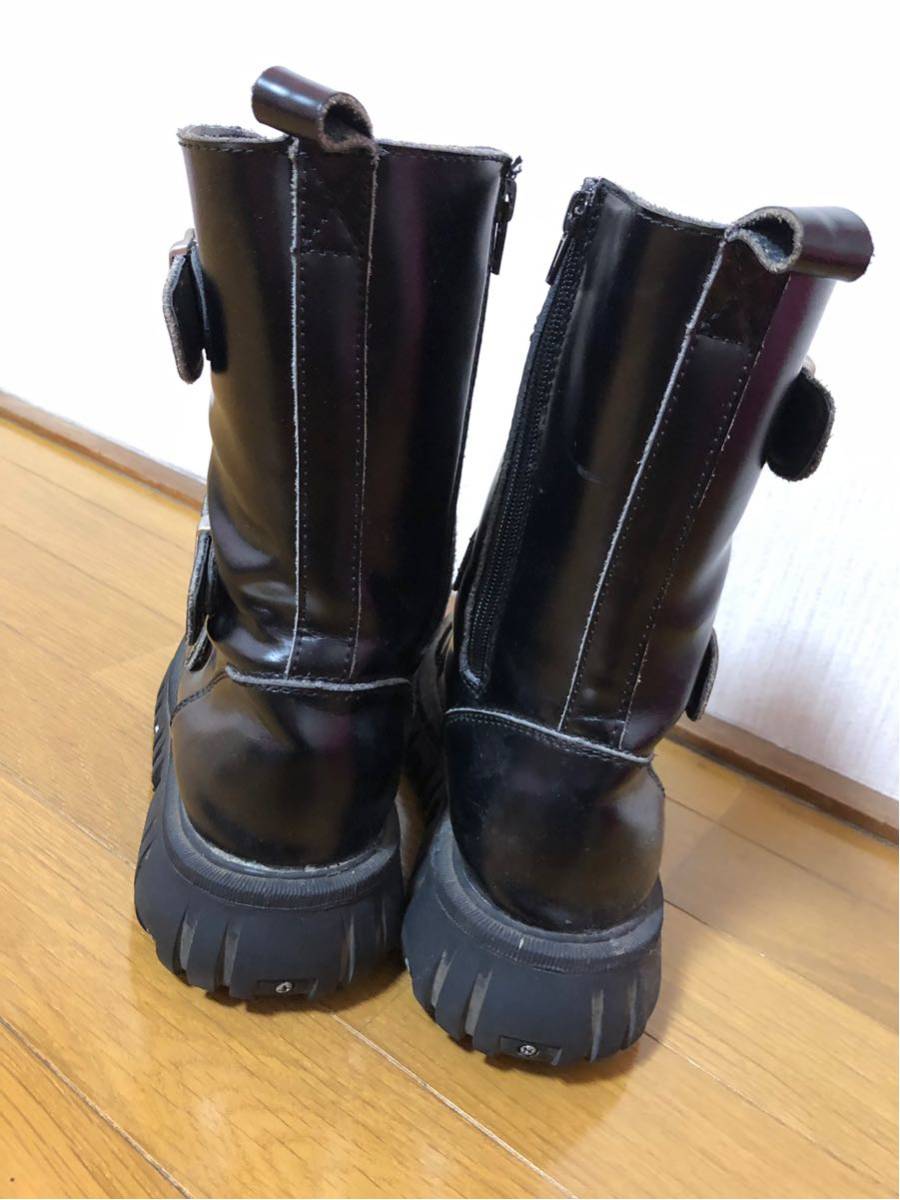 TUK ロングブーツ ヴィジュアル パンク ロック バックル ティーユー