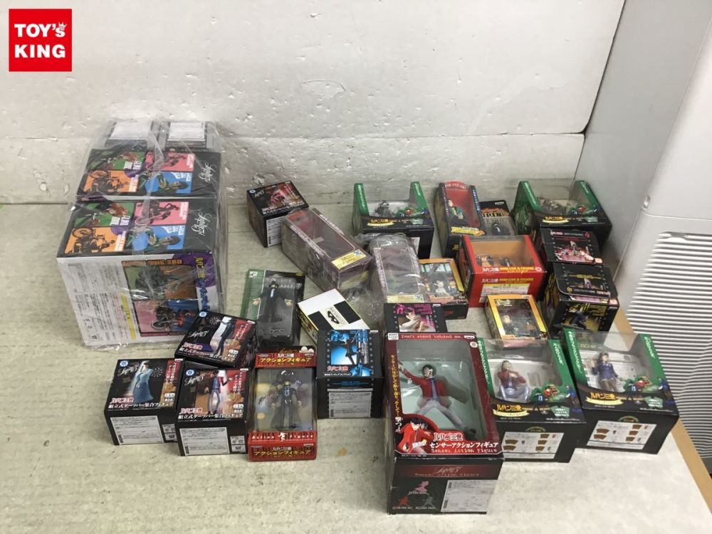 同梱不可 ジャンク バンプレスト他 ルパン三世 7インチフルアクションフィギュア カジノシーンフィギュア コレクション 等