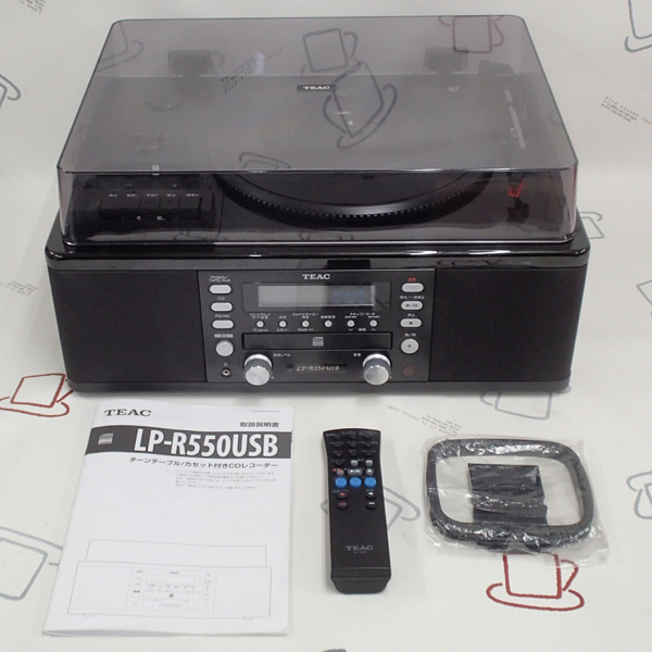 ♪TEAC/ティアック ミニコンポ LP-R550USB レコード/CD/カセット 札幌
