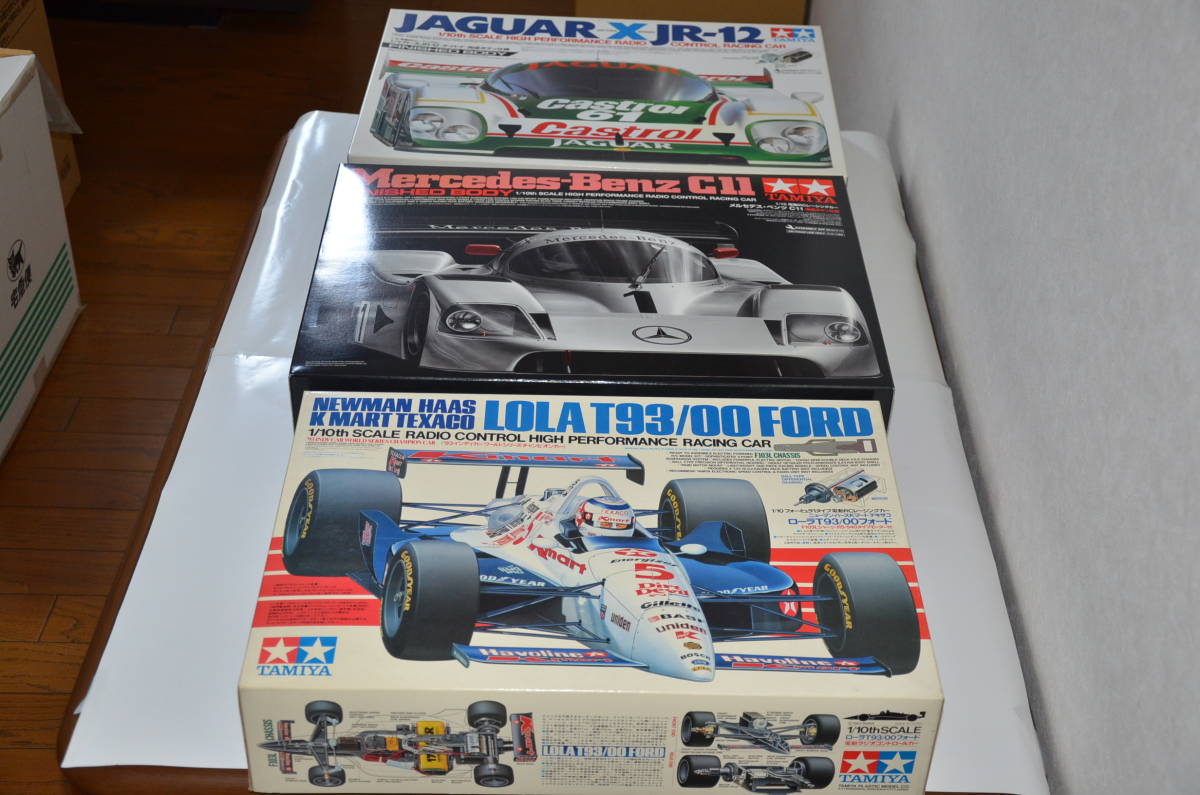 お宝絶版3台 1/10電動RCタミヤ RC ローラ T93/00 フォード'93