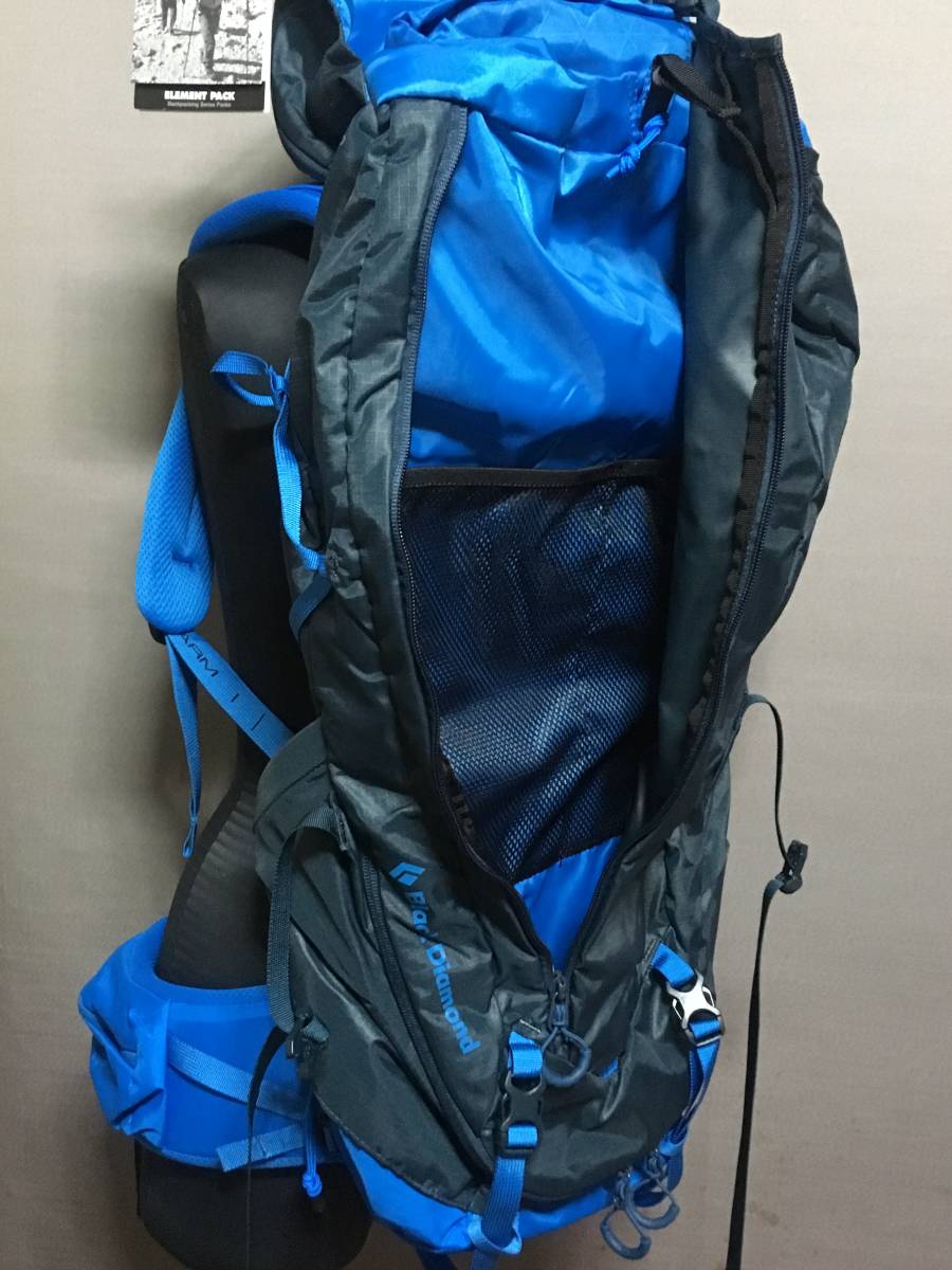 新品 Black Diamond Element 45 L Moroccan Blue ブラックダイヤモンド エレメント バックパック モロッカン ブルー BD01