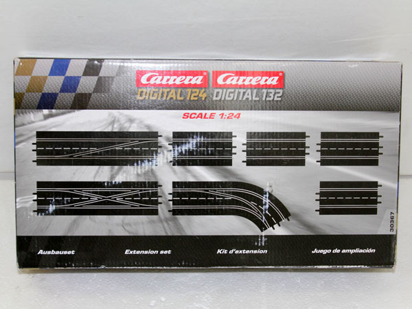 Extension Circuit Carrera Digital 132 - Set Rails Avec Changements De Voie Et Courbes
