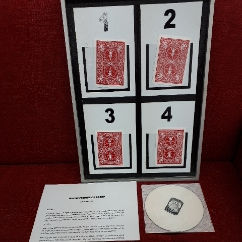 【手品】mental prediction board★トランプ★DVD★magic★トリック★マジック《8092》