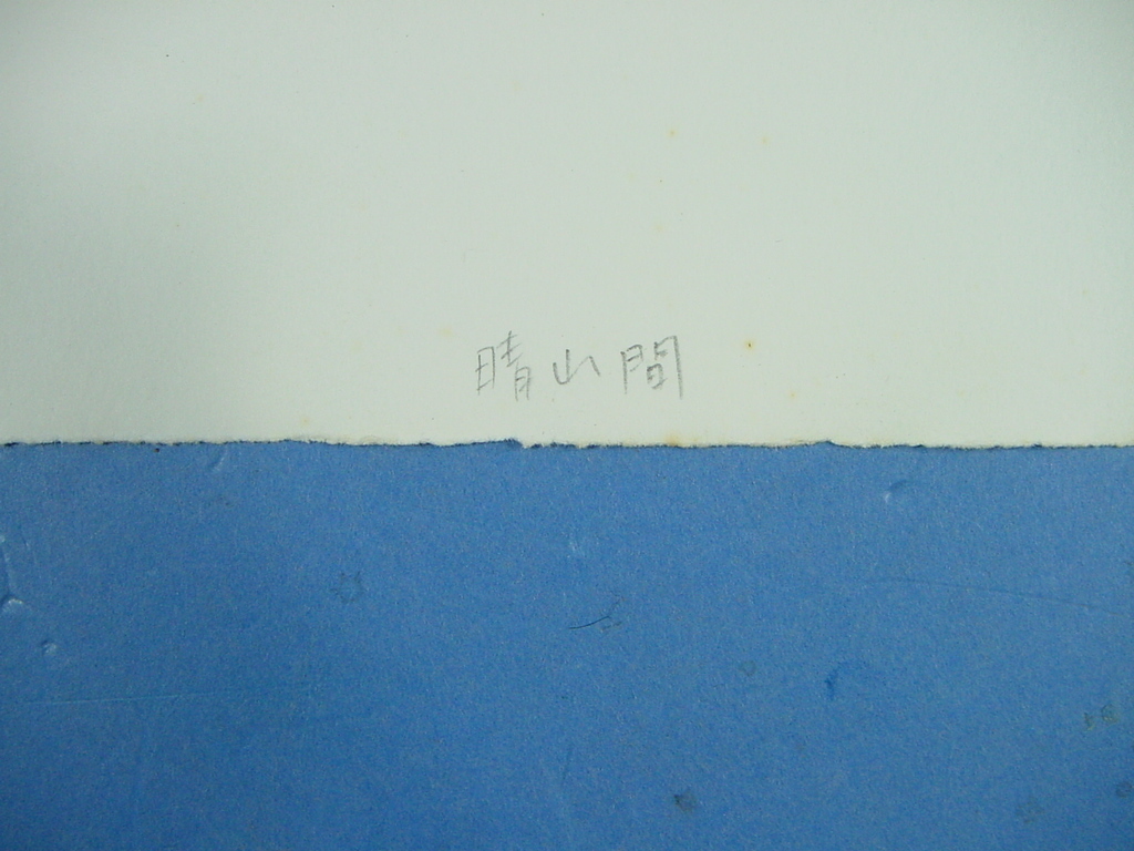 坂本好一の銅版画2点 晴れ間 他 限30 サイン入」額装して下さい！