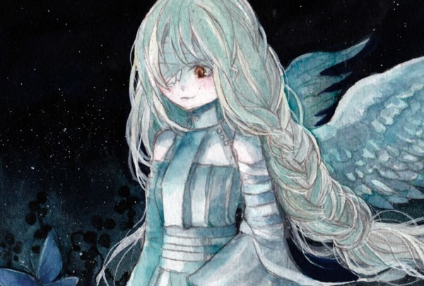 手描きイラスト＊オリジナル『死病の天使』(手描きイラスト)｜売買され