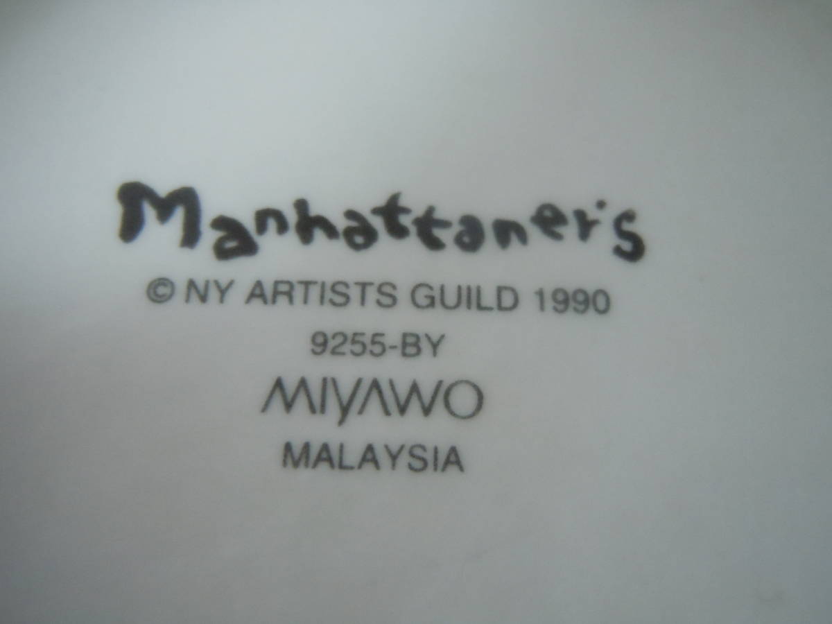 マンハッタナーズ マグカップ 猫柄 MANHATTANER