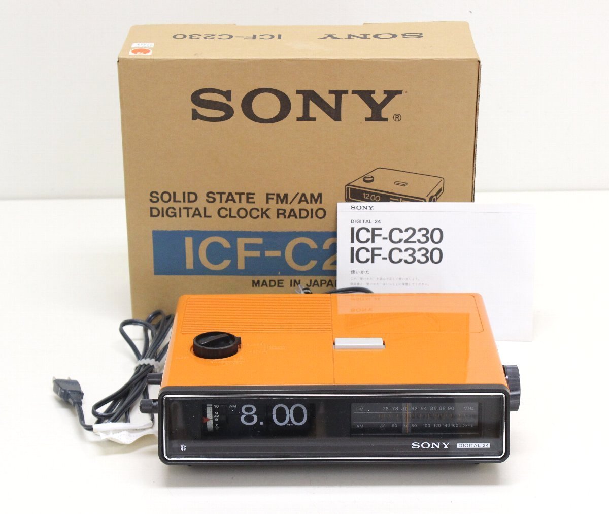 gs82□ジャンク品◇未使用・保管品◇SONY◇ソニー◇パタパタクロック