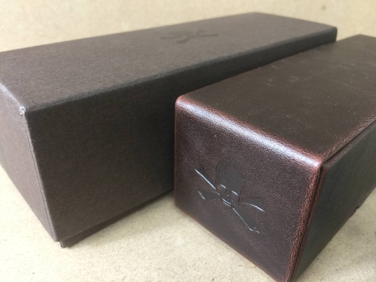 正規品 新品未使用 Roen ロエン 狼煙 サングラス RS-7001 眼鏡 フレーム スカル SKULL C-3 ケース付 メガネ 2 