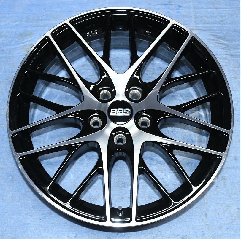 BBS CS CS022 ブラックポリッシュ 18インチ 7.5J 5H-114.3 +48 4本