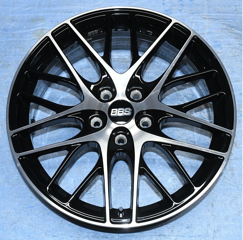 BBS CS CS022 ブラックポリッシュ 18インチ 7.5J 5H-114.3 +48 4本