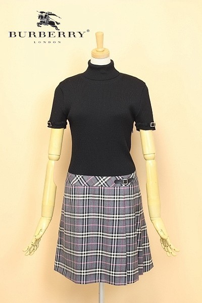 ☆BURBERRY LONDON/バーバリー ロンドン ノバチェック柄 ドッキング