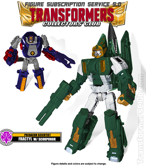 サブスクリプション　フラクティル　スコルポノック　tfcc 5.0 Fractyl　 Scorponok　ボットコン