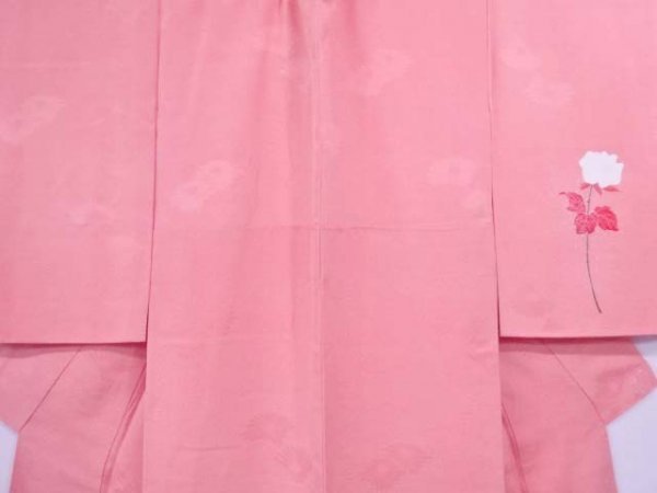 ♪IDN即決♪ 付下げ 牡丹文様 地紋入り 着物