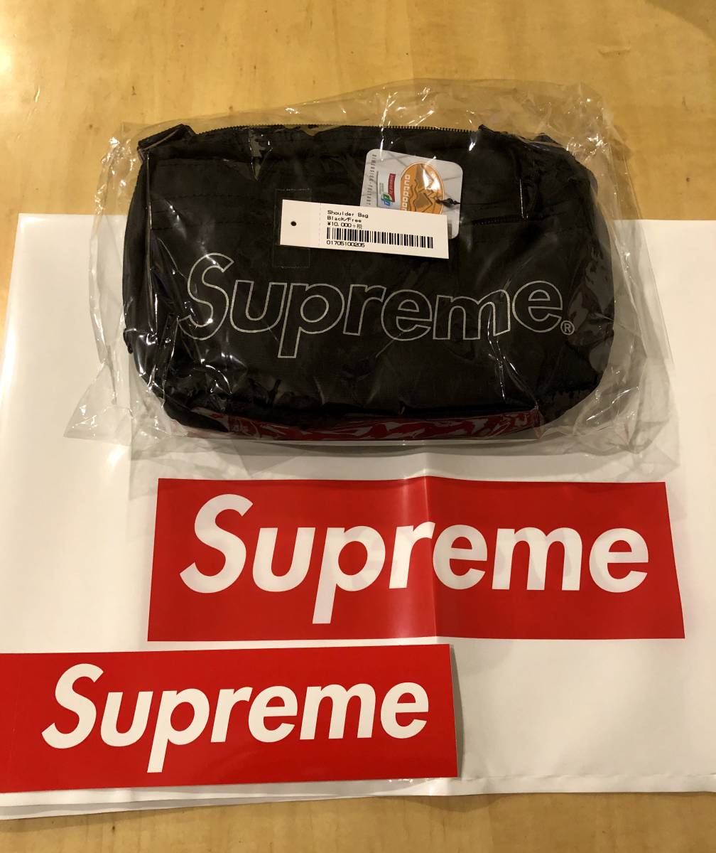 【18AW】国内正規品 Supreme Shoulder Bag Black 新品 シュプリーム ショルダーバッグ 黒 ブラック ポーチ