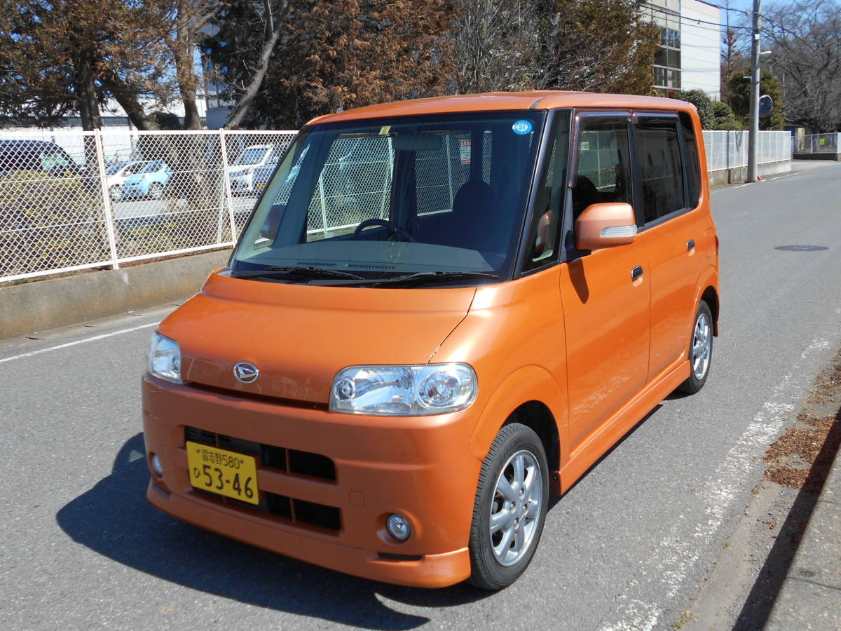 ダイハツ タント カスタムX X 0 X 新潟県 予備検査付き SAIII 