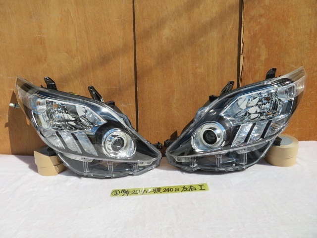 ANH20W 20 25 アルファード 後期 240S 左右 ヘッドライト ☆AFS無し