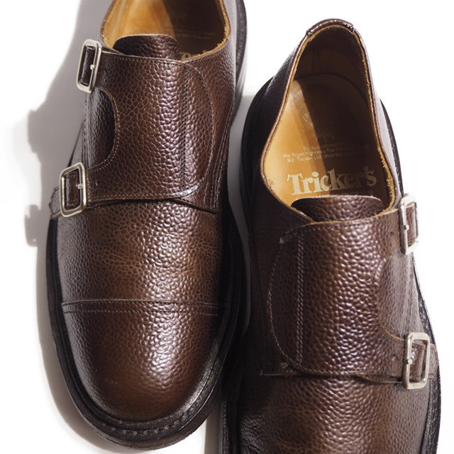 x2315P ▽Tricker's トリッカーズ▽ グレインレザー ダブルモンク