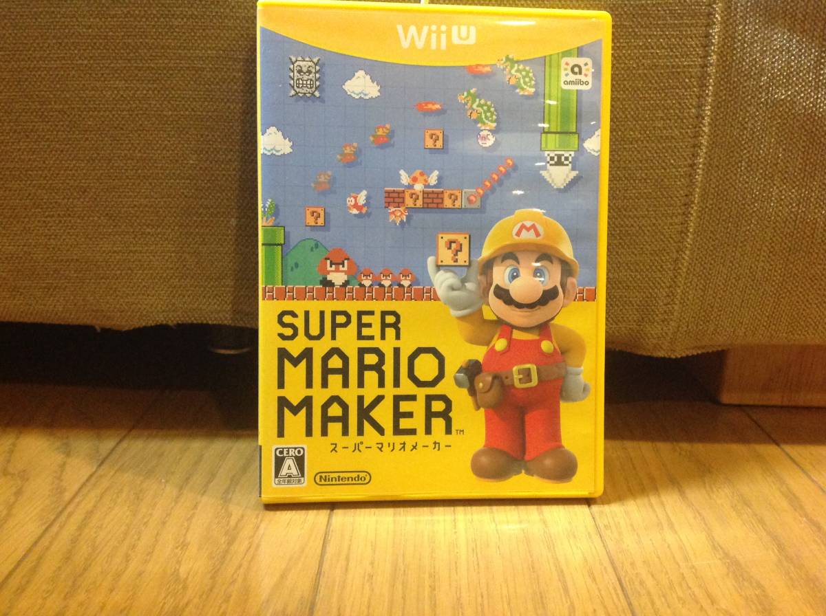 スーパーマリオメーカー Wii U 美品 ソフト_1