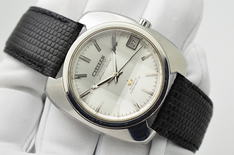 シチズン クロノメーター スーパービート10 レオパール ハイネス 28石 自動巻 カットガラス CITIZEN CHRONOMETER SUPERBEAT10 