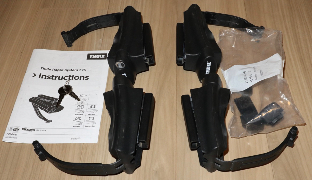 Rapid System 0 Thule - THULE メルカリ 775の通販 スーリー 4個セット 