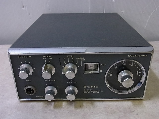 TORIO トリオ TR-5000 50MHz 5W +AC電源 PS-5000 +リモートVFO VFO-10