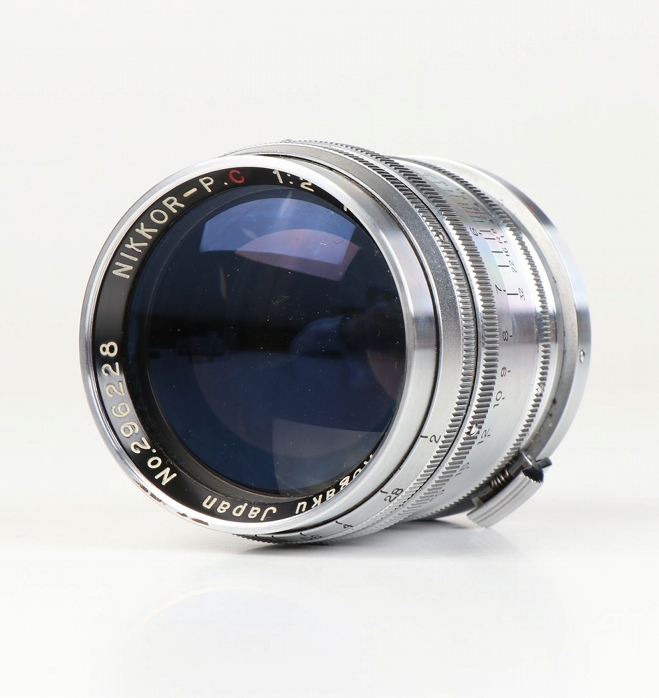 □Nikon NIKKOR-PC 1:2 f=8.5㎝ Sマウント ファインダー付□