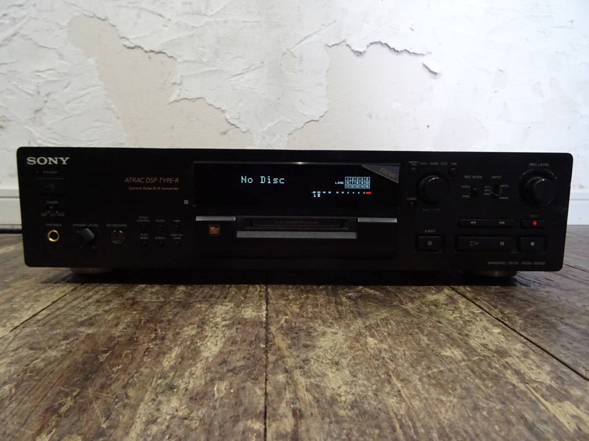 Q2496◎ SONY MDS-JB930 MDデッキ 説明必読 【公式通販】
