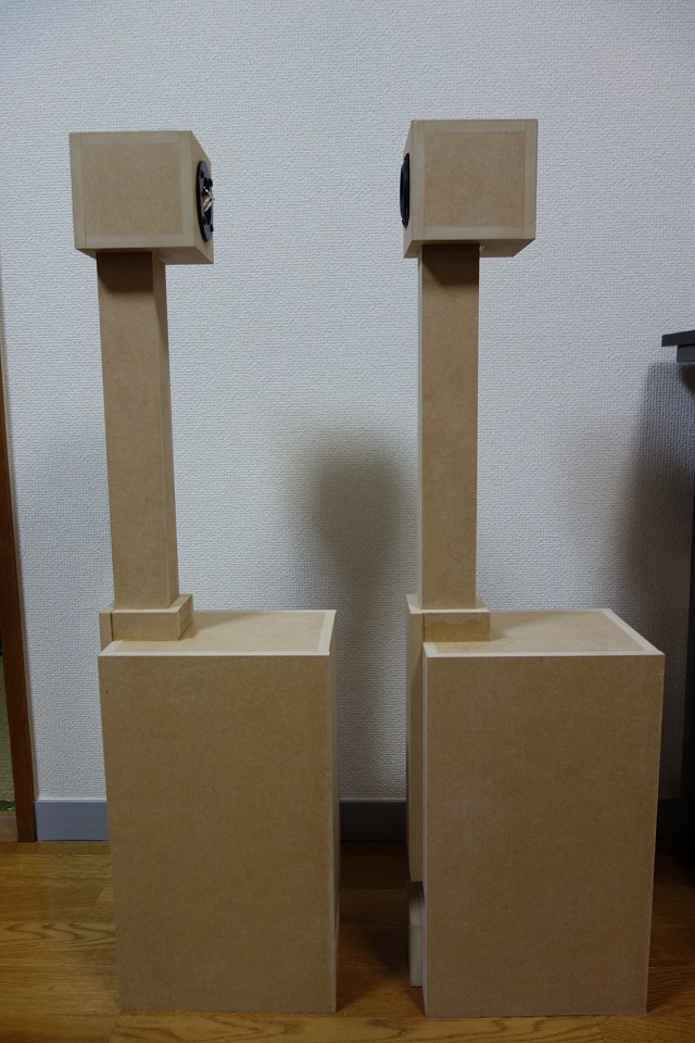 自作スピーカー　バックロードホーン　【コスギ】　よく鳴ります