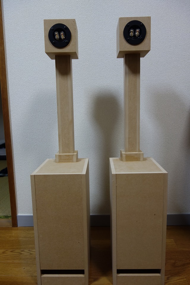 自作スピーカー　バックロードホーン　【コスギ】　よく鳴ります