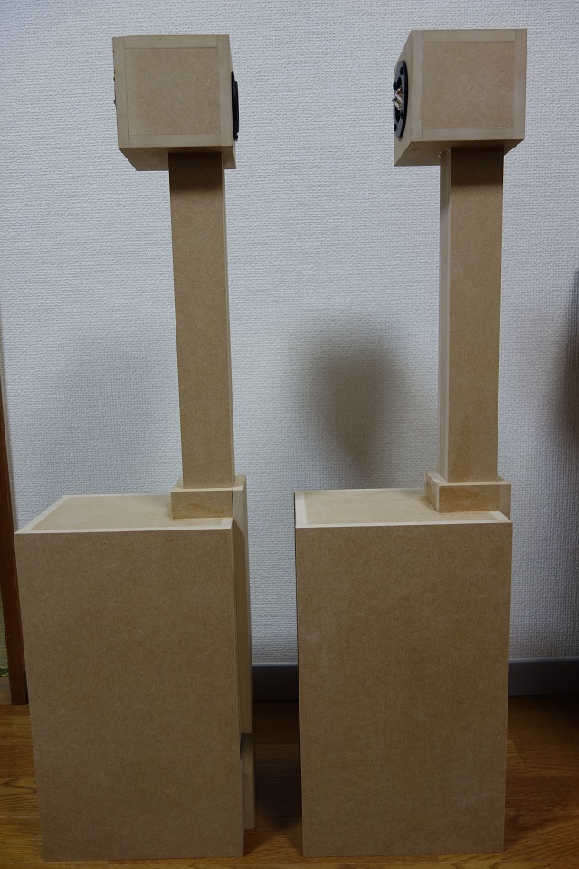 自作スピーカー　バックロードホーン　【コスギ】　よく鳴ります