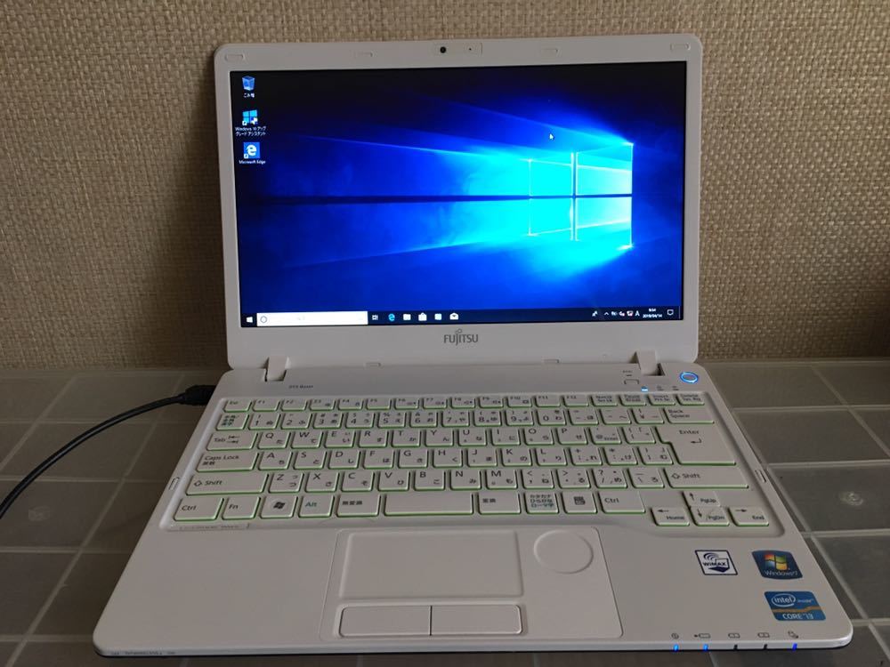 ★FUJITSU CORE i3 2350M 2.30GHz LIFEBOOK SH54/G★windows7プロダクトシール有り ★ジャンク