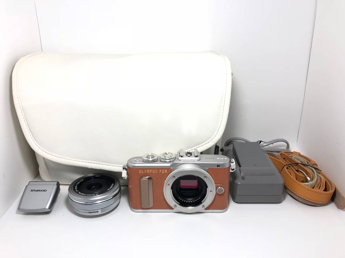 美品・バッグ付き】 オリンパス OLYMPUS PEN E-PL8 14-42mm EZレンズ 
