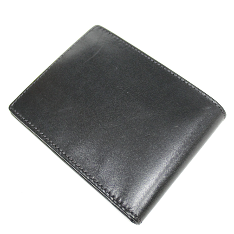 定価￥34,560- 美品 メンズ COACHコーチ 水牛革 バッファローレザー 二  