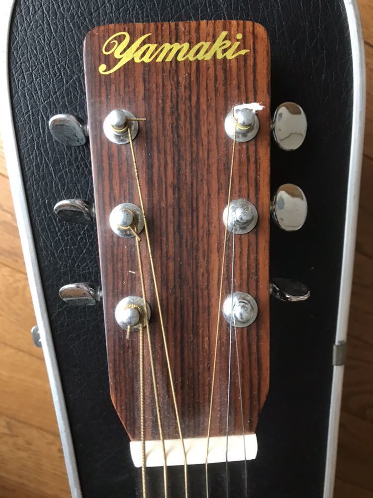 【中古】YAMAKI アコースティックギター ハードケース付_3