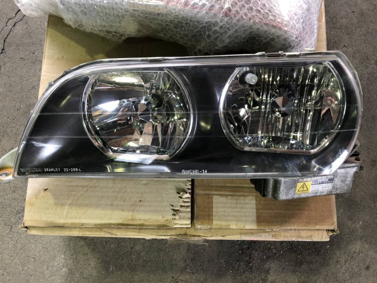 JZX100 HID チェイサー ヘッドライト 後期 100系 純正 左右 GX100 