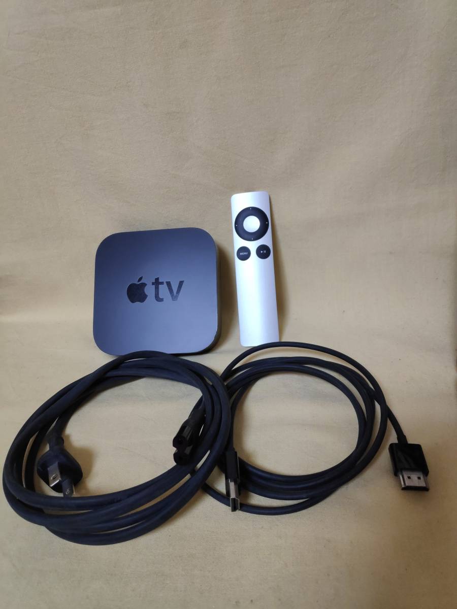 Apple TV 第3世代　4K 本体 + リモコン + 電源ケーブル TV Apple 第3世代 リモコン 電源ケーブル Siriリモート(第3世代)用