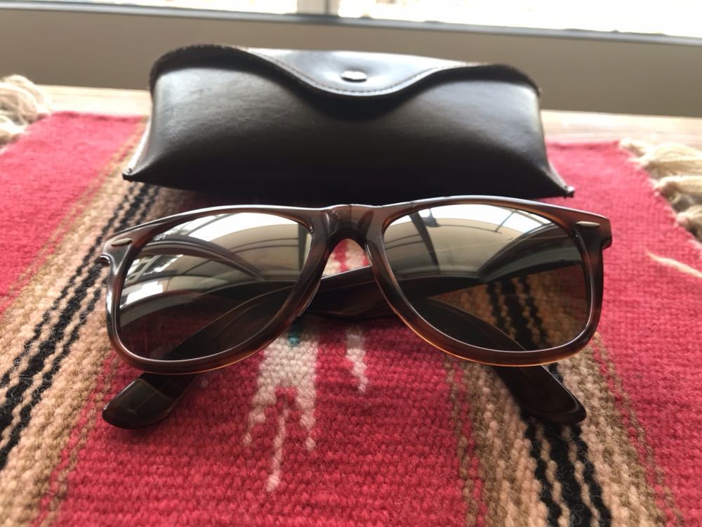 ビンテージ RAYBAN B＆L レイバン WAYFARER IIミラー 砂打ち ウェイ