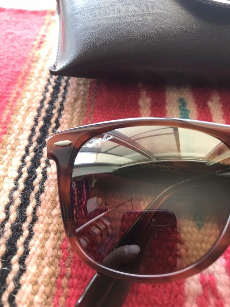 ビンテージ RAYBAN B＆L レイバン WAYFARER IIミラー 砂打ち ウェイ