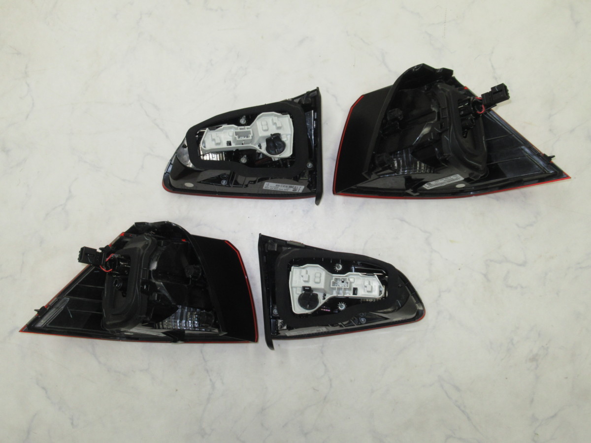 VW 純正 ゴルフ7 即決 純正□LEDテール⁄ダークレッド ゴルフ7 5G系