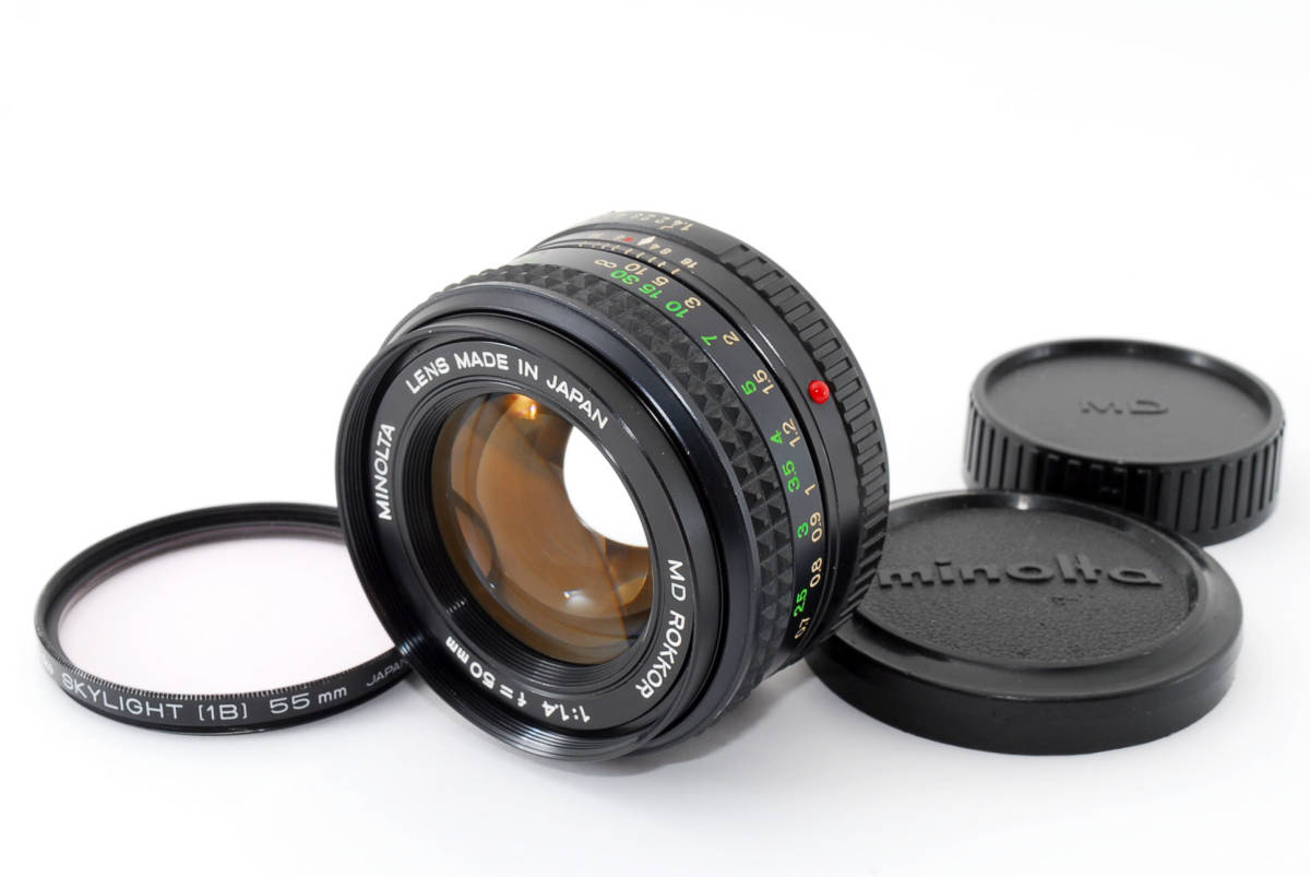 MD 50mm Minolta ROKKOR XD ミノルタ F1.7 Rokkor 1:1.4 minolta