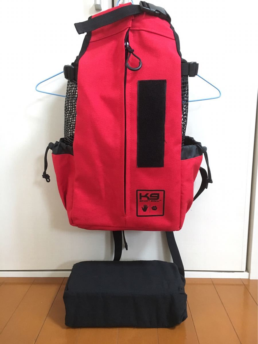 K9スポーツサックAIR レッド Sサイズ ドックキャリー_1