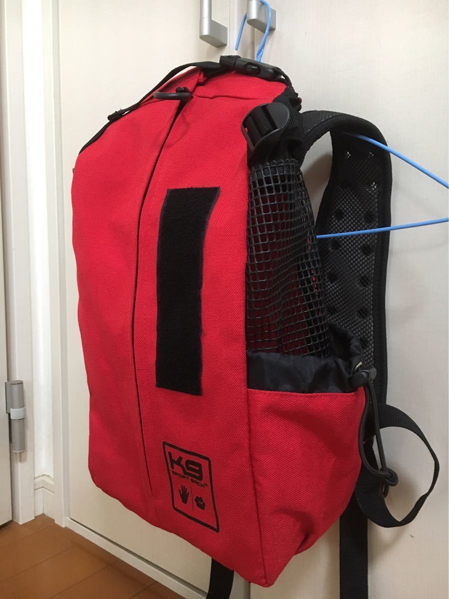 K9スポーツサックAIR レッド Sサイズ ドックキャリー_2