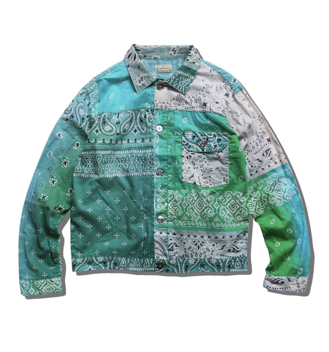 新品未使用 確実正規品 Kapital Bandana 1st jacket キャピタル