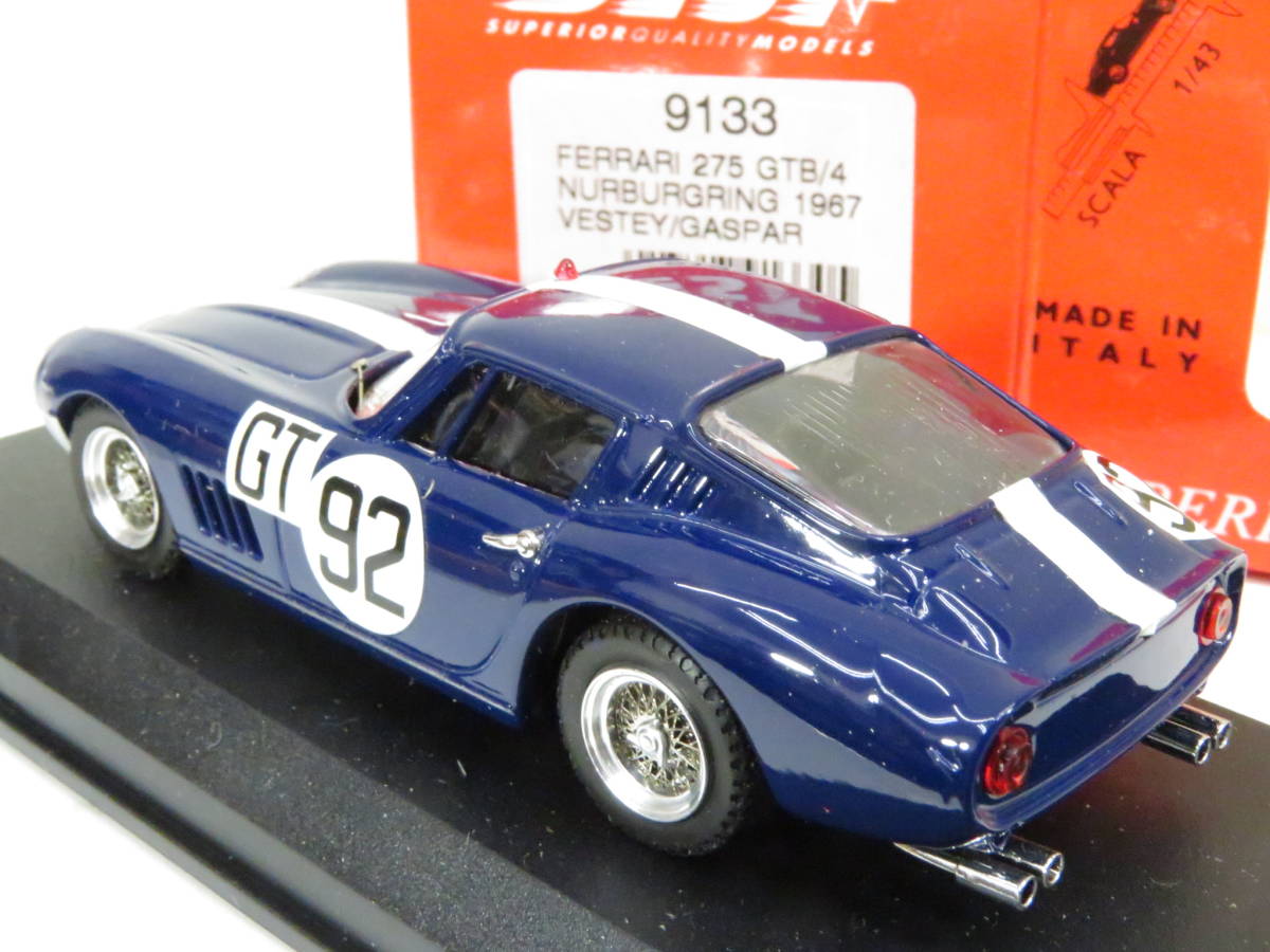 FERRARI 275 GTB COMPETIZIONE 24 H LE MANS 1966 1:43 FERRARI RACING IXO - BCN STOCK CARS