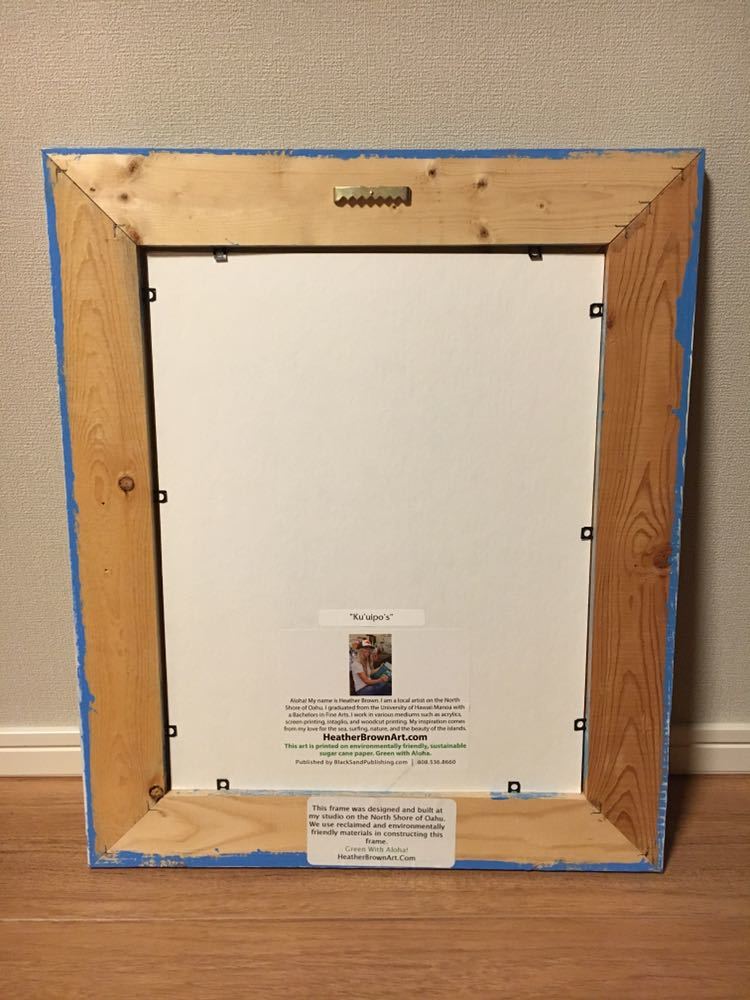 【HEATHER BROWN/ヘザーブラウン】ART PRINT×ORIGINAL FRAME ハワイ/アートプリント_2