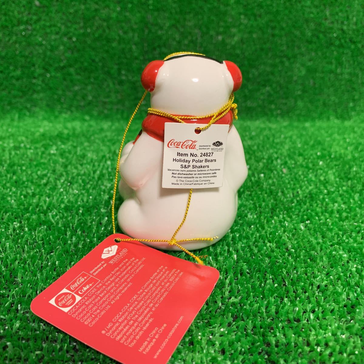 SANTA BEAR シロクマ 白熊 ぬいぐるみ 赤衣装 ヴィンテージ 非売品