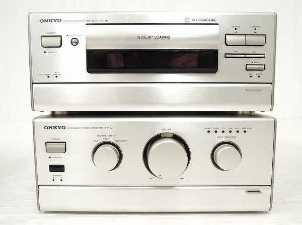 ONKYO ジャンク ONKYO A-911M T-411M K-511M C-711M + D-202A LTD ブック