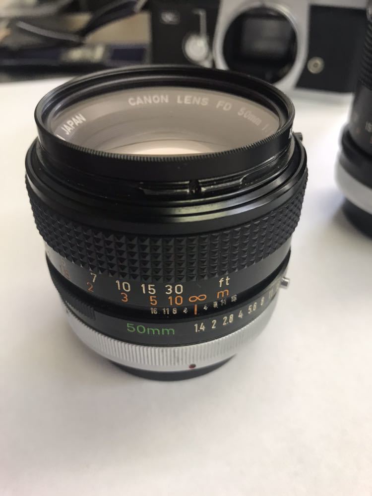 送料無料！Canon キャノン FTb カメラ レンズセット 50mm、100mm